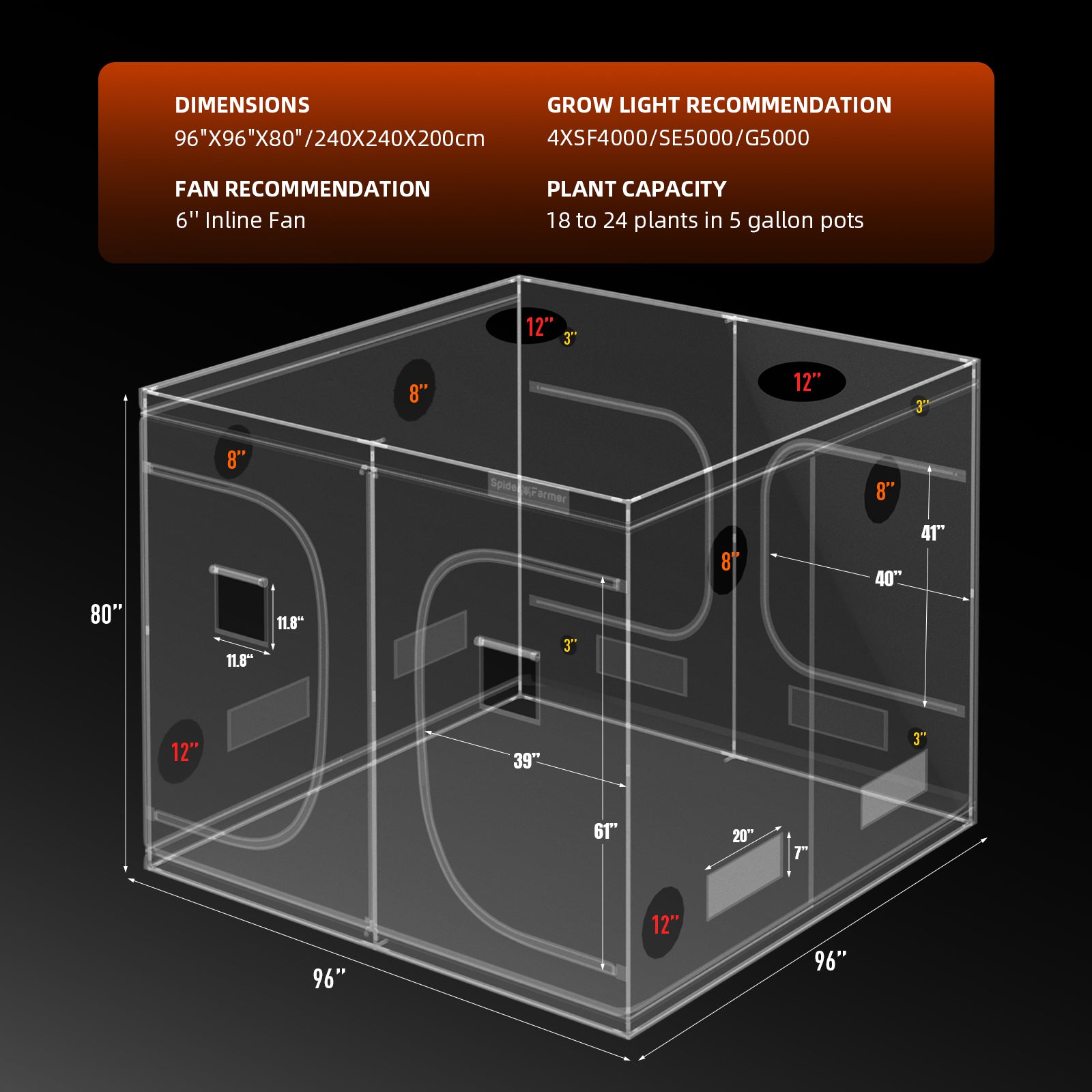 Growbox (240x240x200 cm)