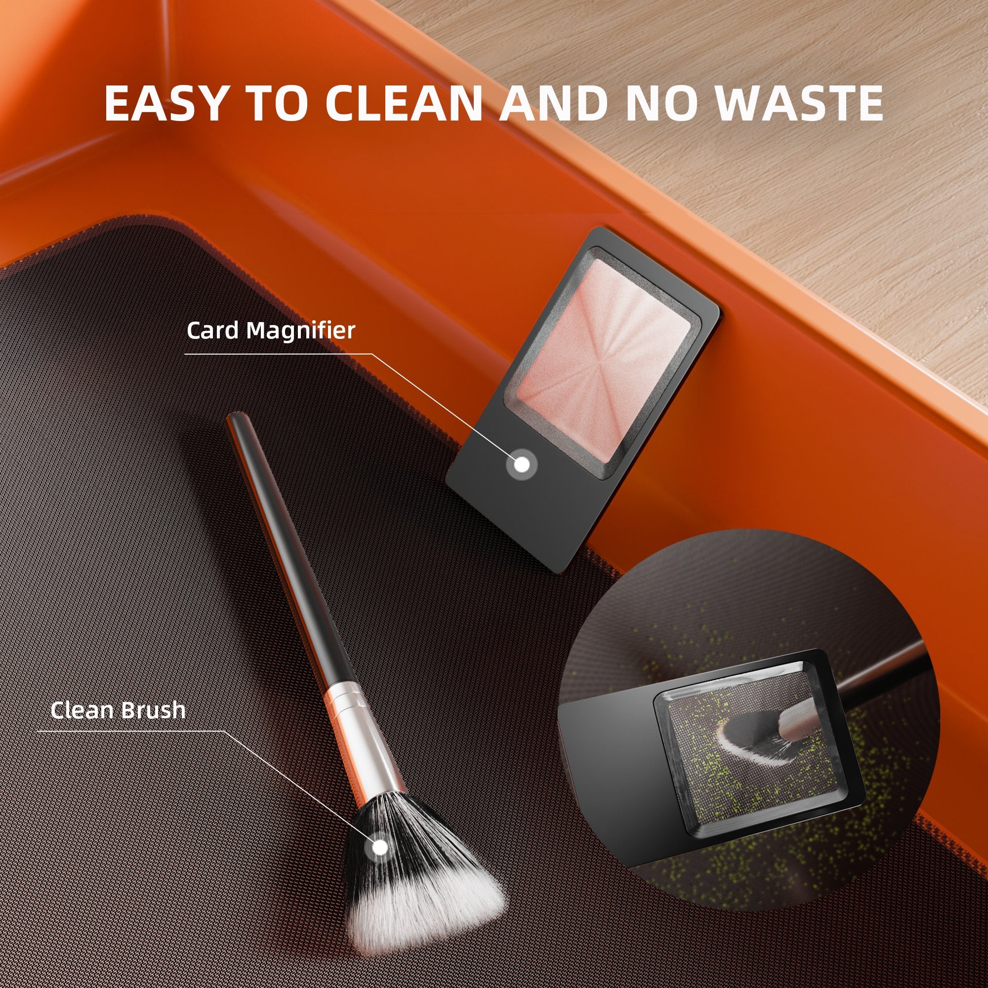 2-in-1 Trim-Tablett-Starterset mit Tablett und Sieb