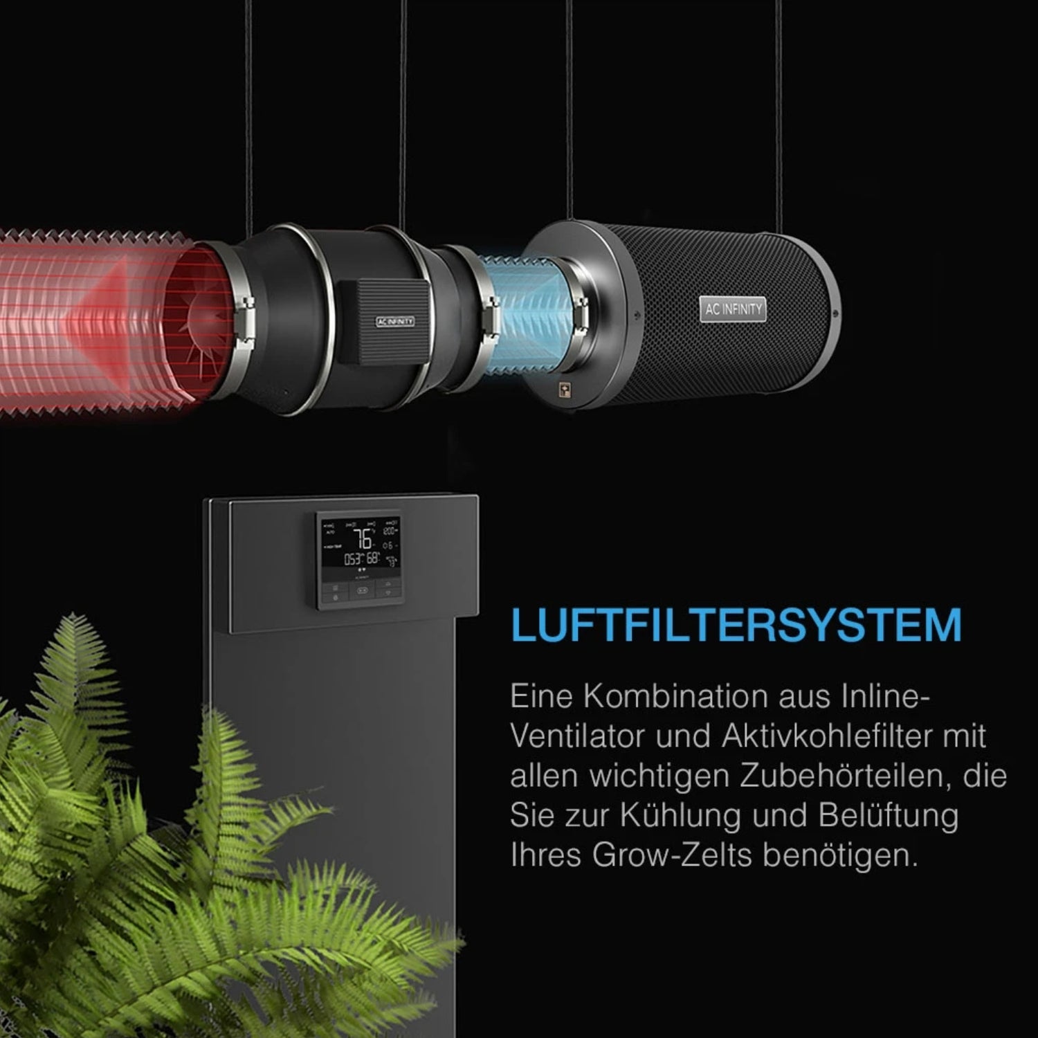 CLOUDLINE PRO smartes Abluftset bis 1371 m³/h