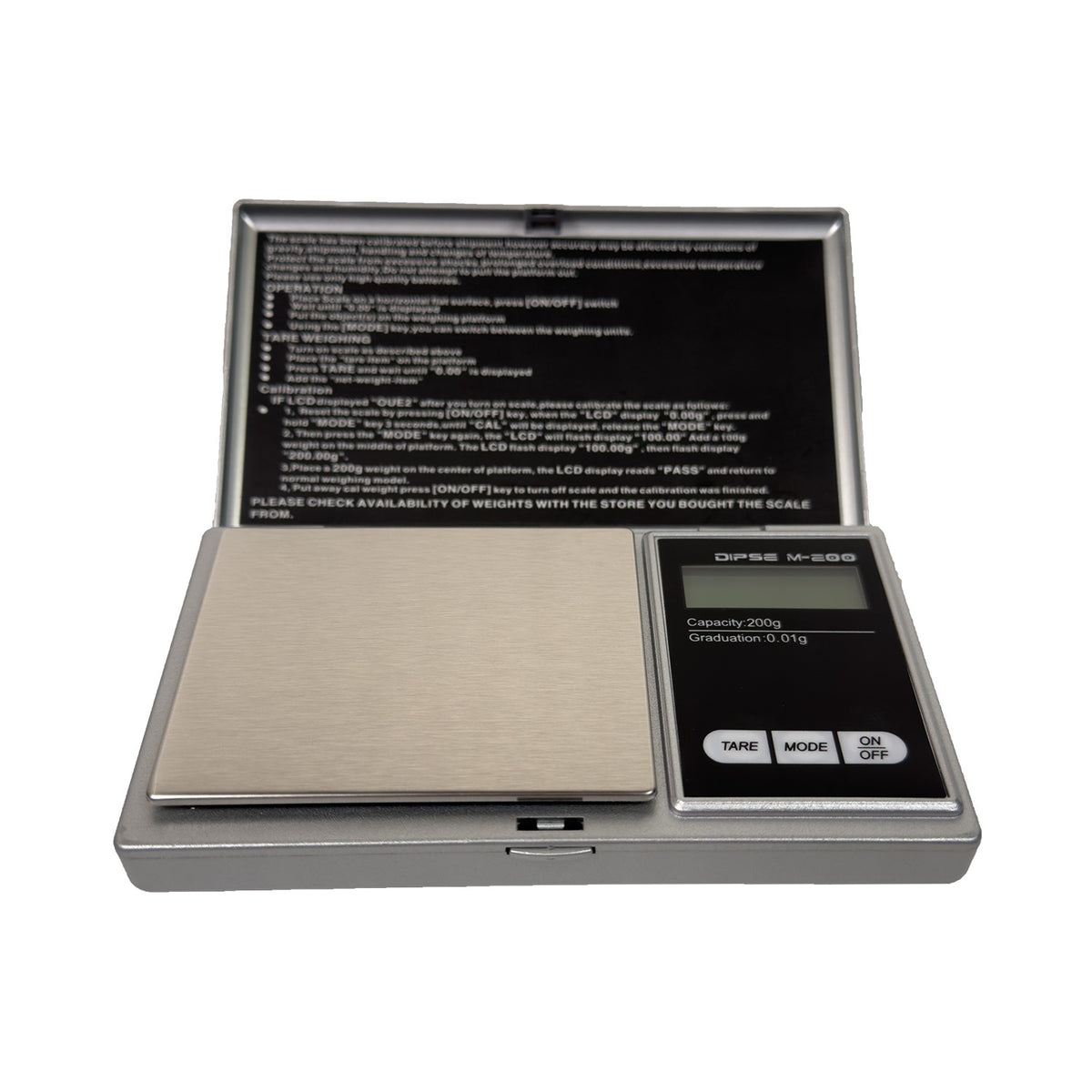 DIPSE M-200 Digitalwaage - Präzise Messungen bis 200g | GoGrow