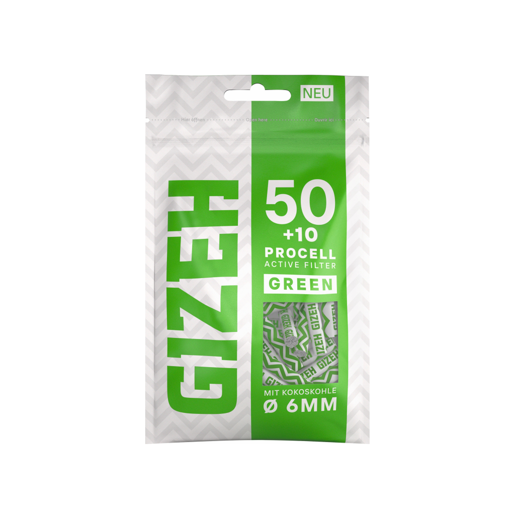 60 Stück Active Filter ProCell Aktivkohlefilter Ø 6 mm
