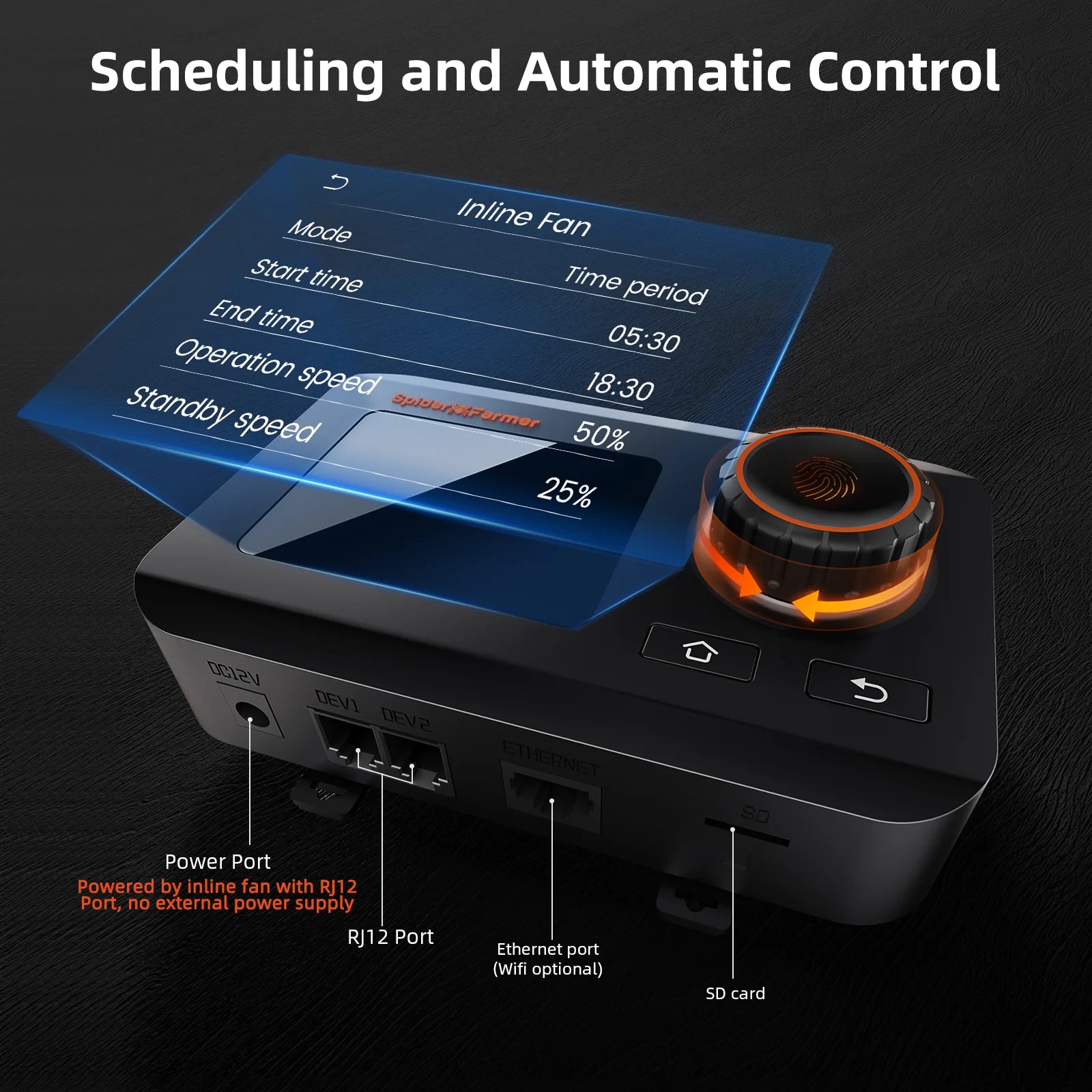 Smarter Abluftventilator mit GGS Controller bis 686 m³/h