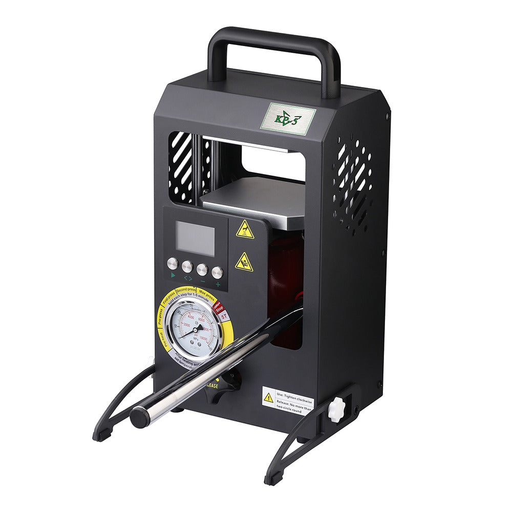 KP-5 Rosin-Presse bis 700 Watt und 5 Tonnen