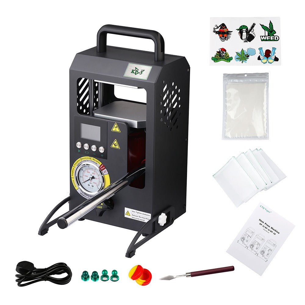 KP-5 Rosin-Presse bis 700 Watt und 5 Tonnen