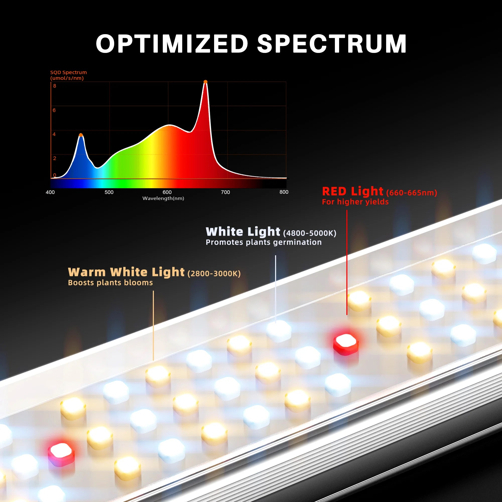 Komplettset (90x90x180 cm) 300 Watt Samsung EVO LED mit Klimasteuerung und Luftbefeuchter