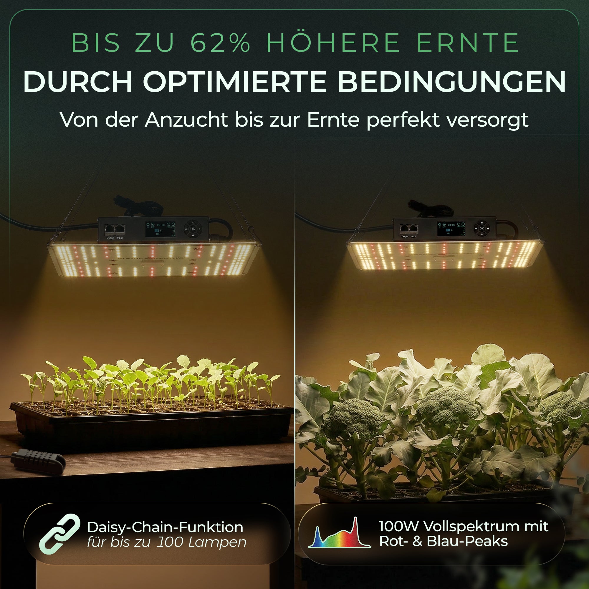 Smart LED 100 Watt mit Klimasensor