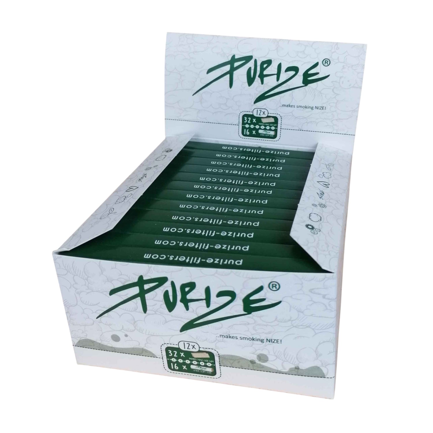 King Size Slim Longpapes mit Aktivkohlefilter Ø 5,9 mm