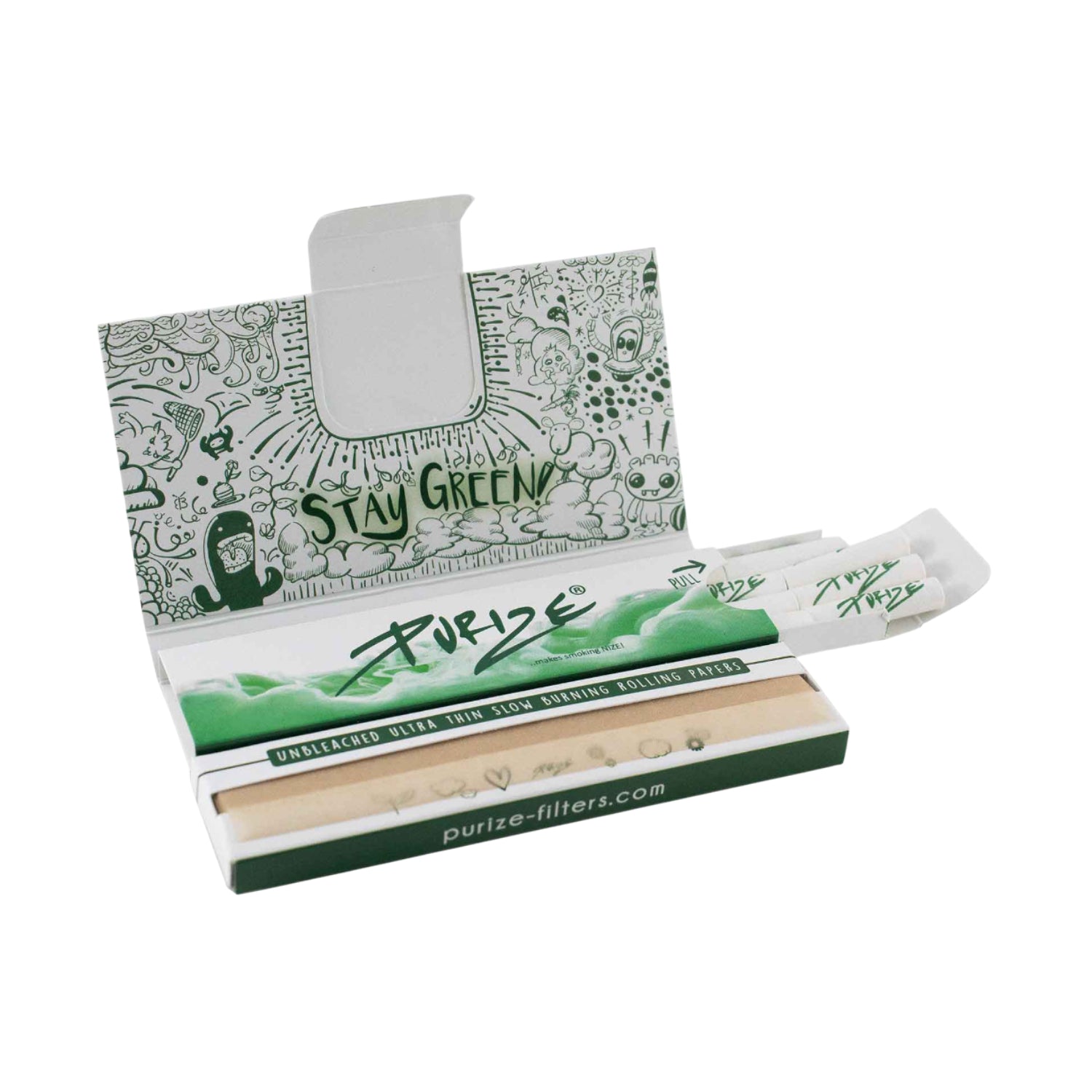 King Size Slim Longpapes mit Aktivkohlefilter Ø 5,9 mm