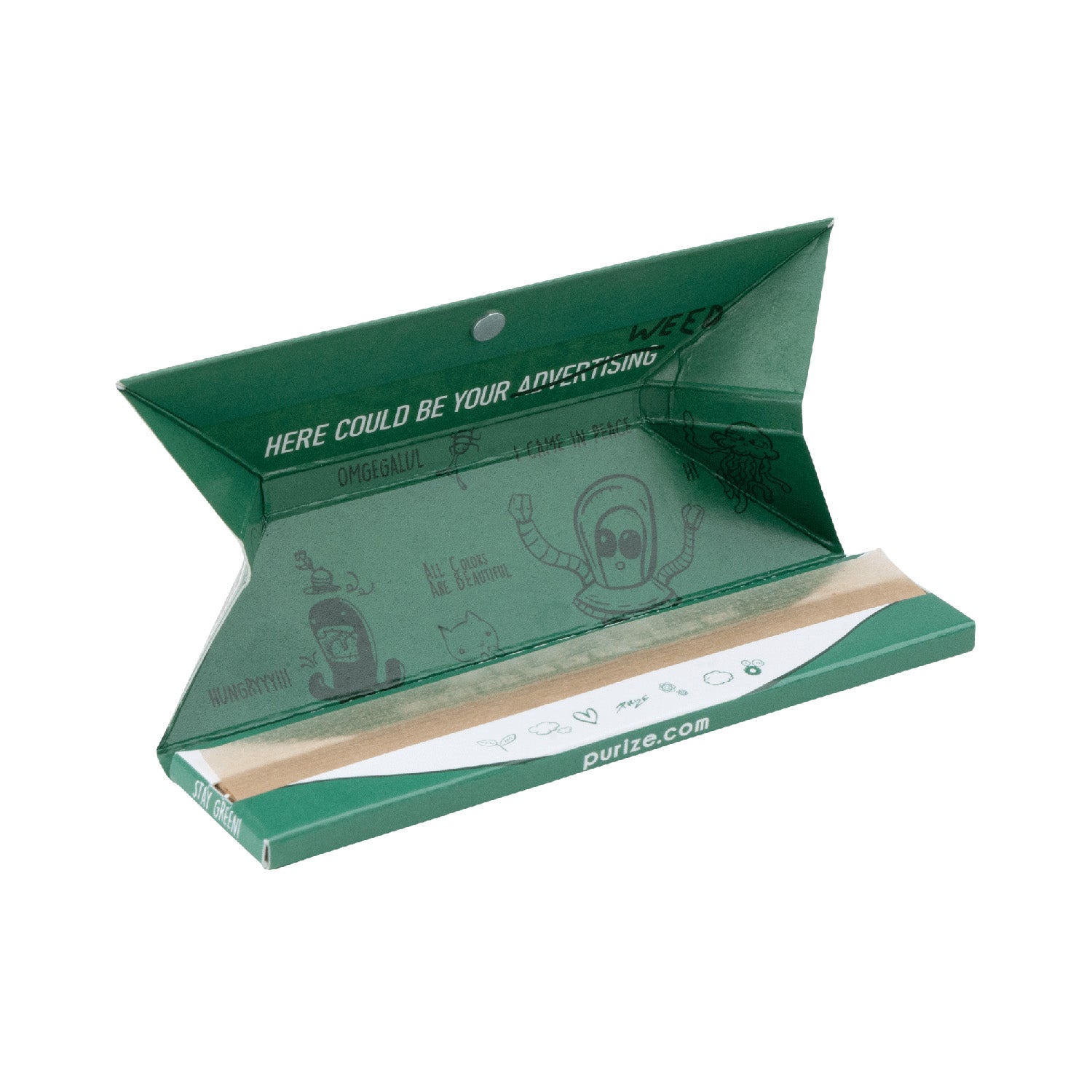 King Size Slim Longpapes mit Tray