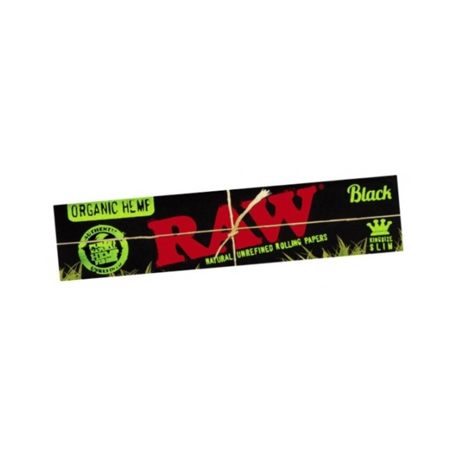 Black Organic Hemp King Size Slim Longpapes
