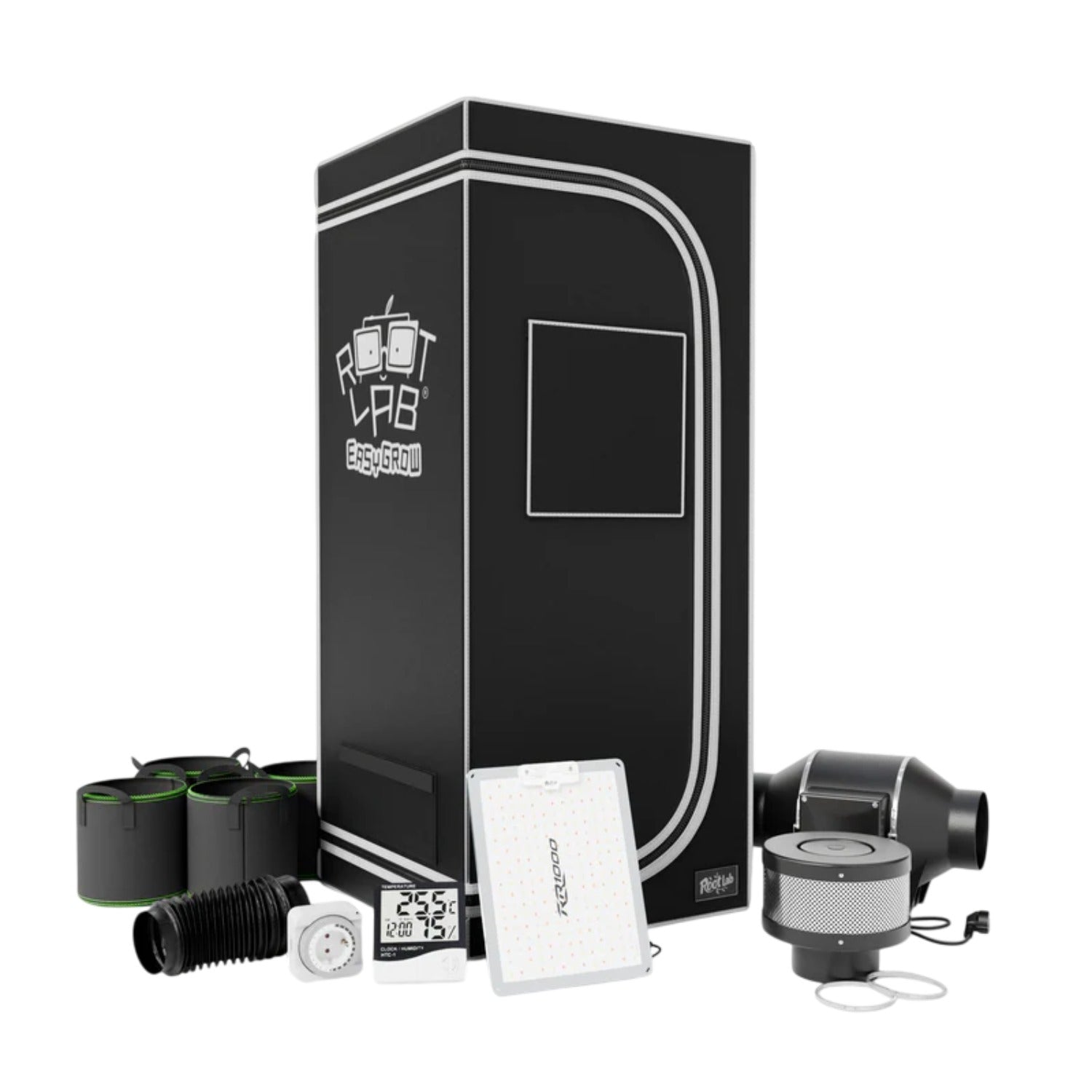 Komplettset (60×60×140 cm) mit 100 Watt LED