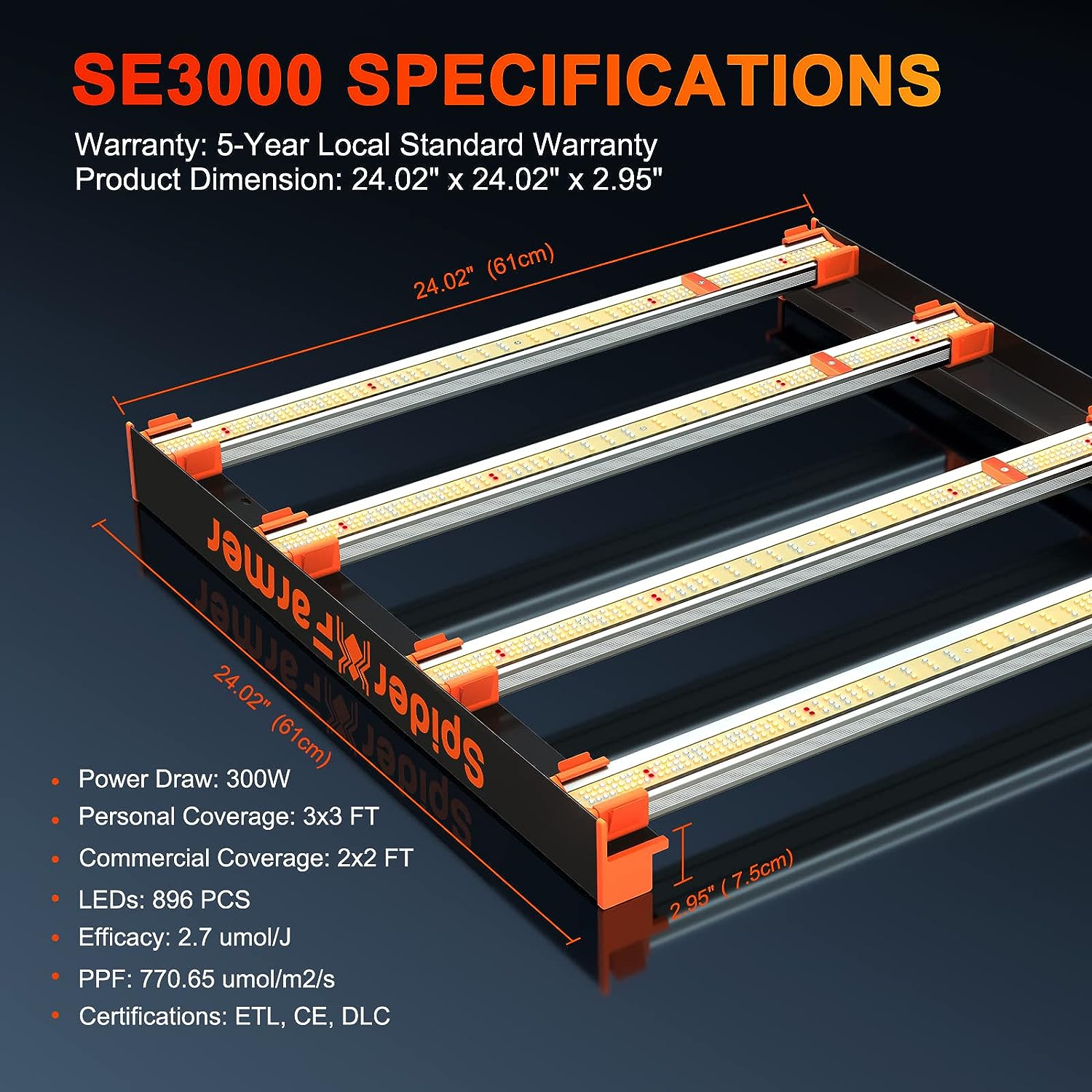 SE3000 LED 300 Watt