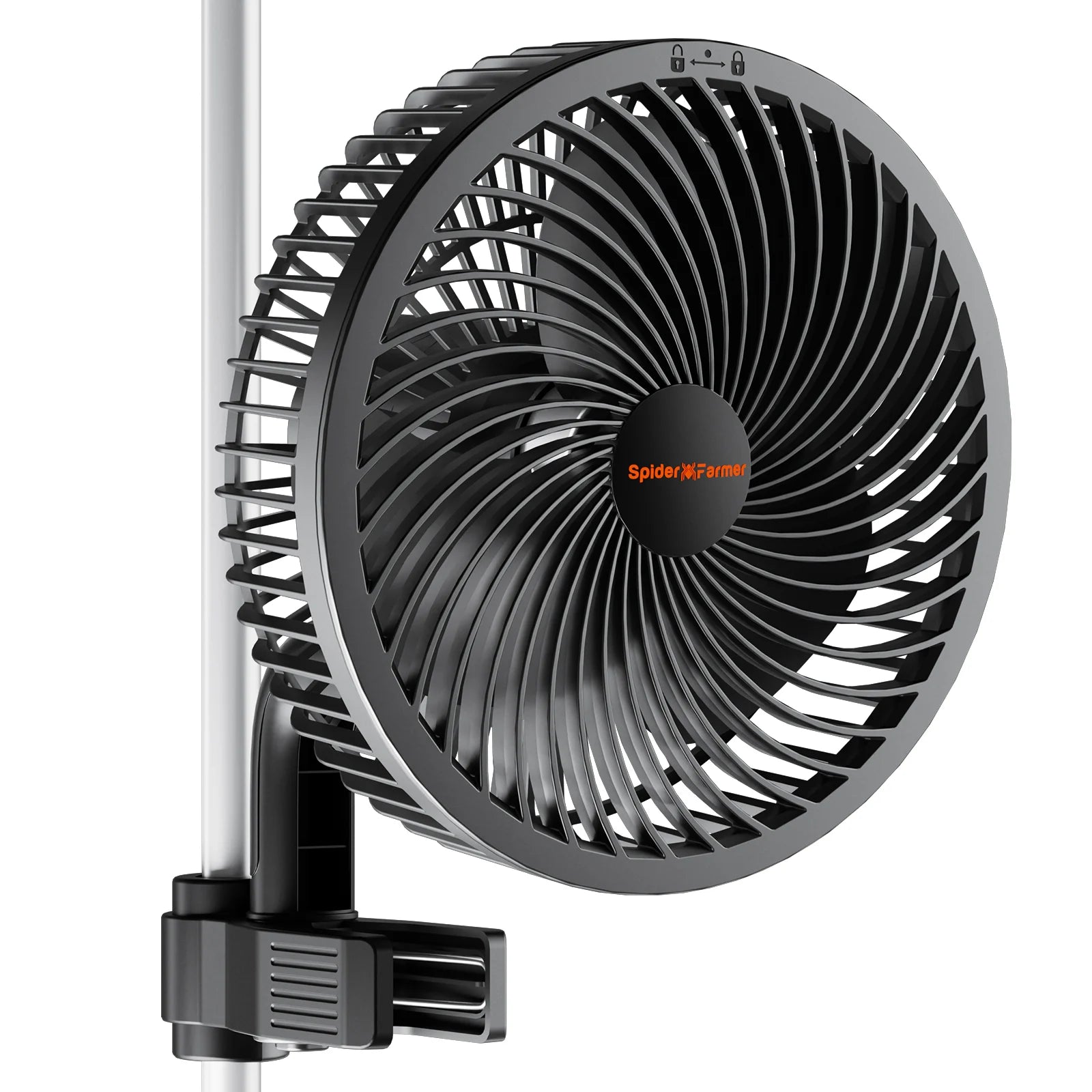 Schwenkventilator mit Stangenclip Ø 15 cm 9 Watt