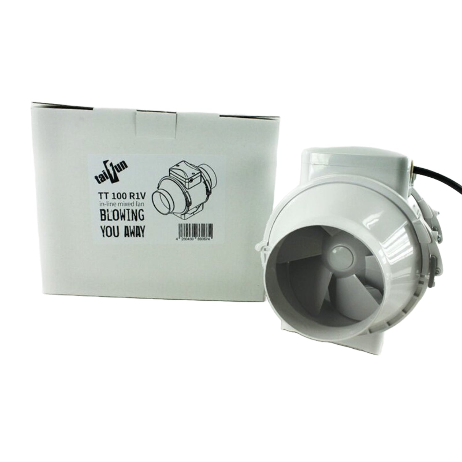 Taifun 2 Speed Inline Ventilator 145/187m³/h 100mm