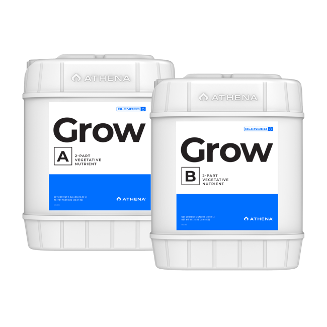Athena Grow A+B – 2-Komponenten-Wachstumsdünger – 2 × 18,9 L – Produktansicht 1