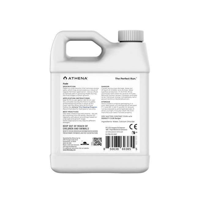 Athena Pro Fade – Finish-Dünger für die Spätblüte – 946 ml – Produktansicht 2