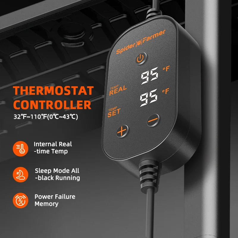 Heizmatte 121x52 cm mit Thermostat 105 Watt