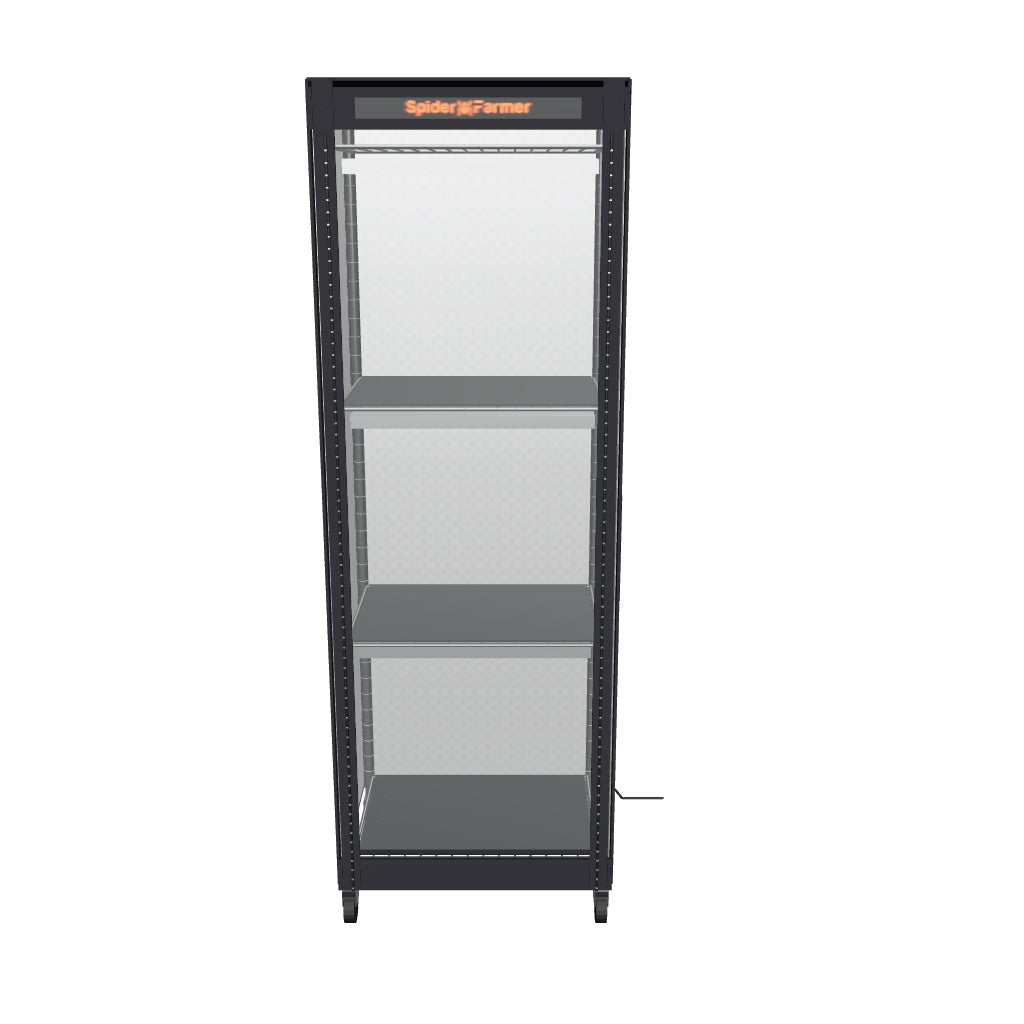 Spider Farmer Anzucht/Stecklinge Komplettset (40x30x120 cm) 54 Watt LED – fotobasierte 3D-Ansicht