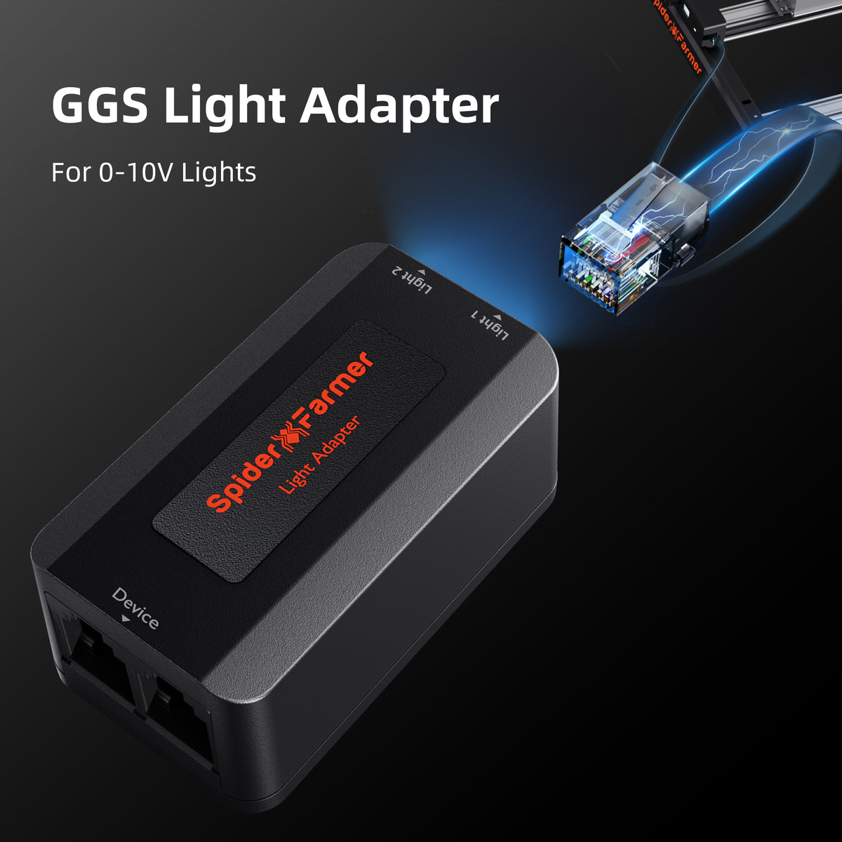 Spider Farmer SF1000D Komplettset – GGS-Lichtadapter
