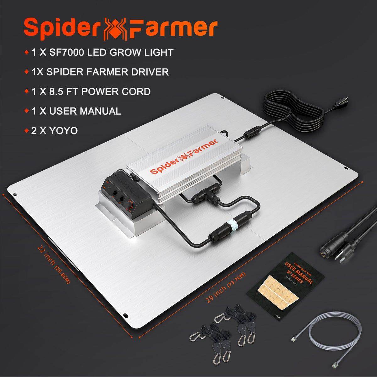 Spider Farmer SF7000 LED 650 Watt – Produktbild 8