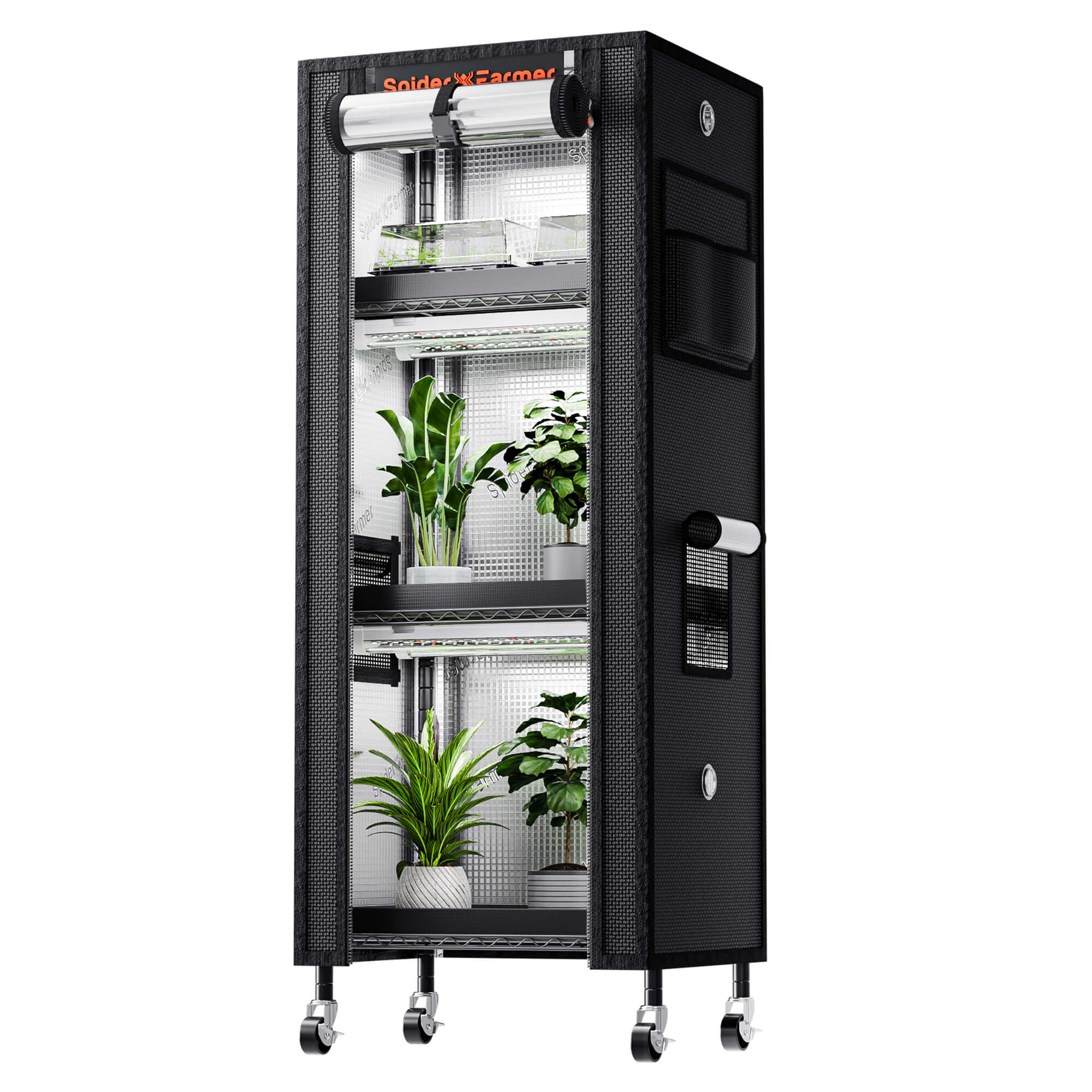 Anzucht/Stecklinge Komplettset (40x30x120 cm) 54 Watt LED