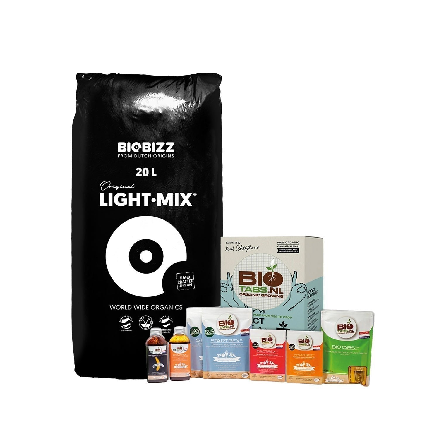 Light-Mix mit Perlite 20 L + Perfect Plant Pack