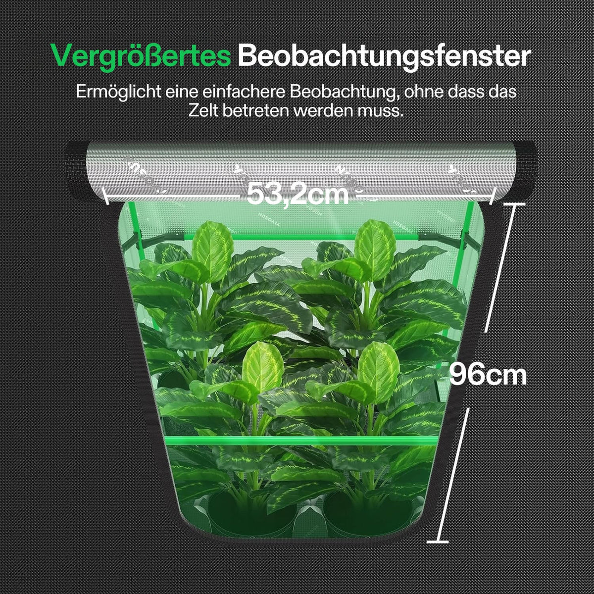 VIVOSUN P426 Growbox 120×60×180 cm – Galerie 6