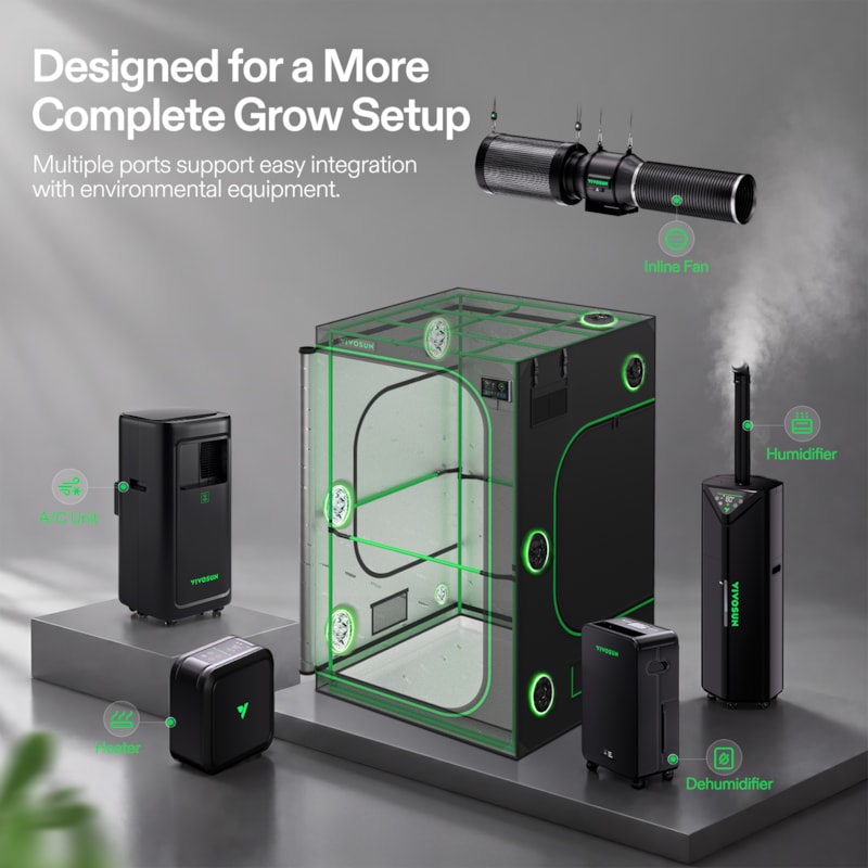 VIVOSUN P448 Growbox 120×120×200 cm – Galerie 7