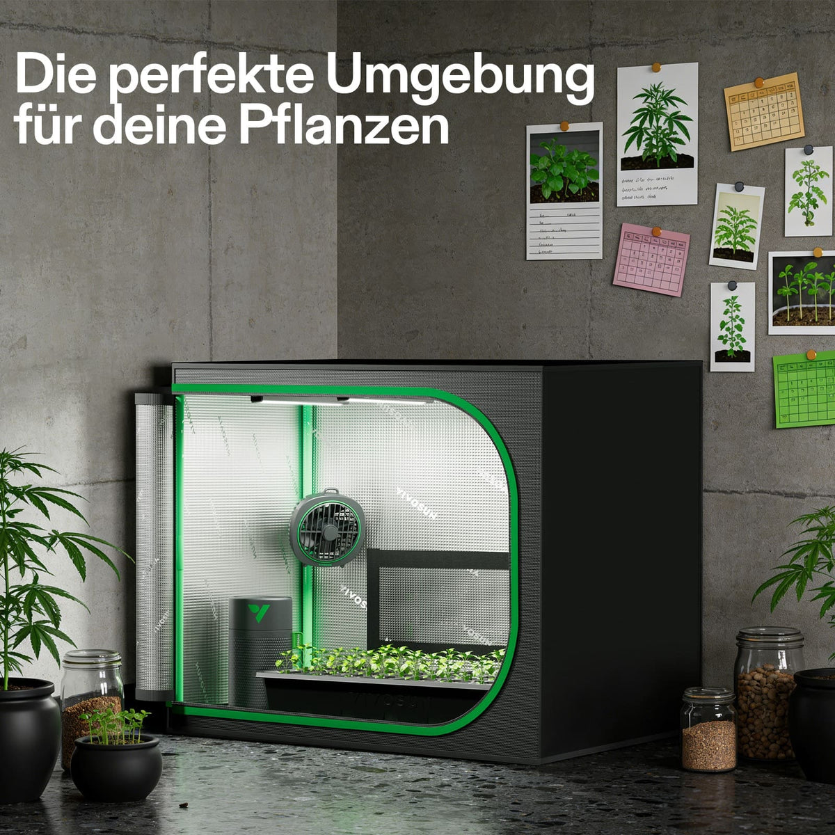 VIVOSUN CT212 Growbox 60×40×50 cm – Galerie 7